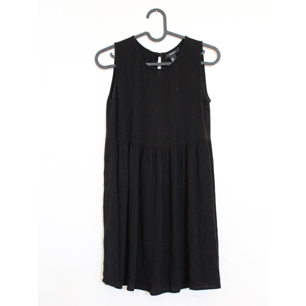 Forever 21 Black Smock Dress